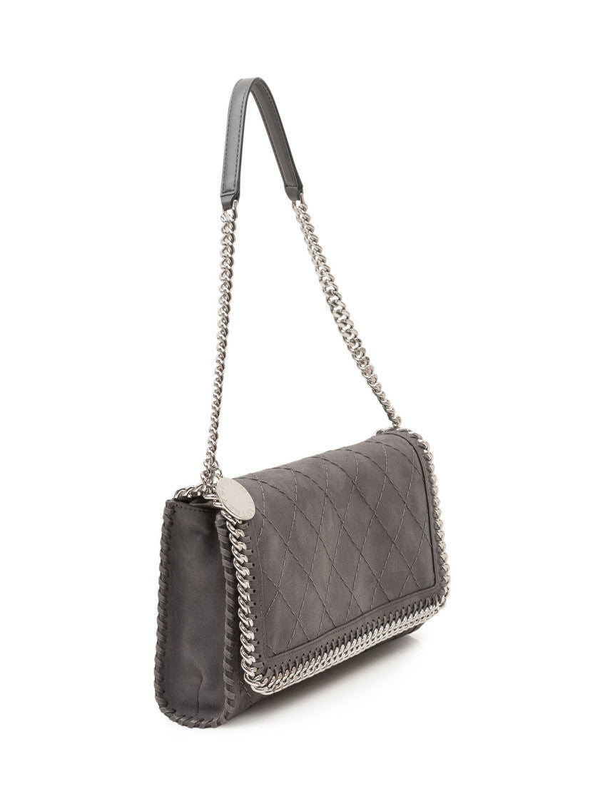 Grey Falabella Large Messenger Bag 3