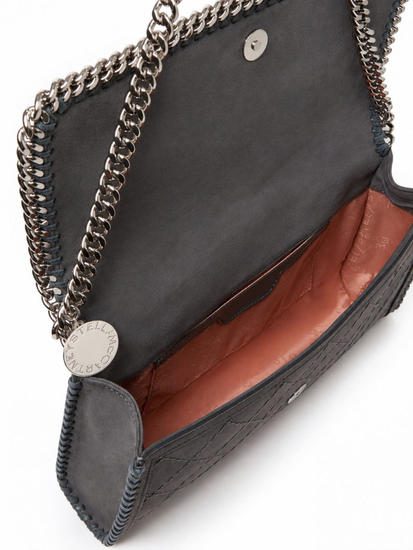 Grey Falabella Large Messenger Bag 4