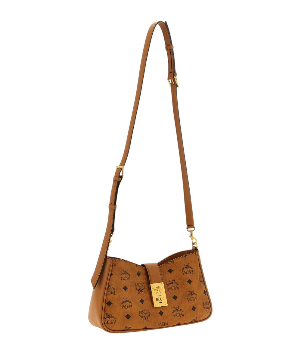 Cognac Tracy Small Shoulder Bag 4