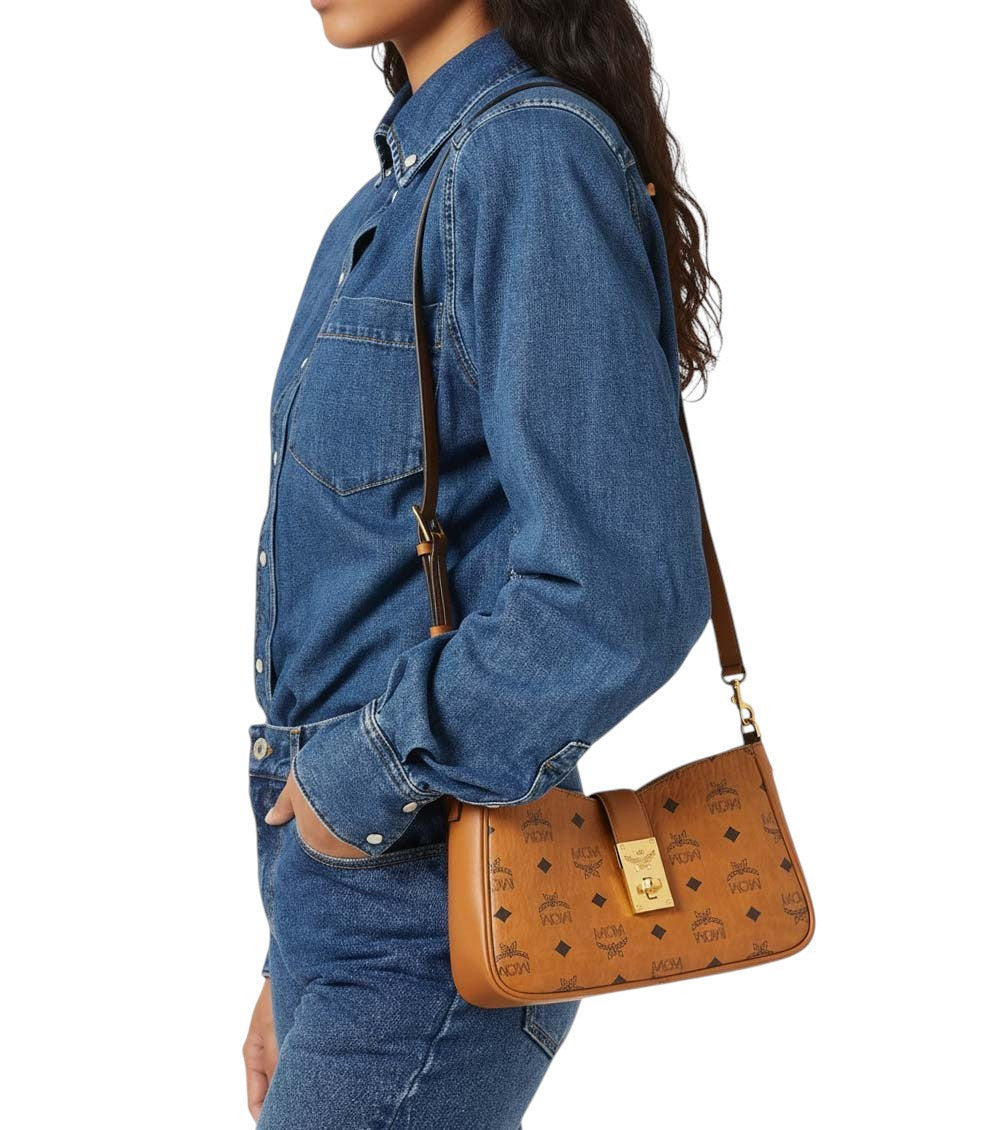 Cognac Tracy Small Shoulder Bag 5