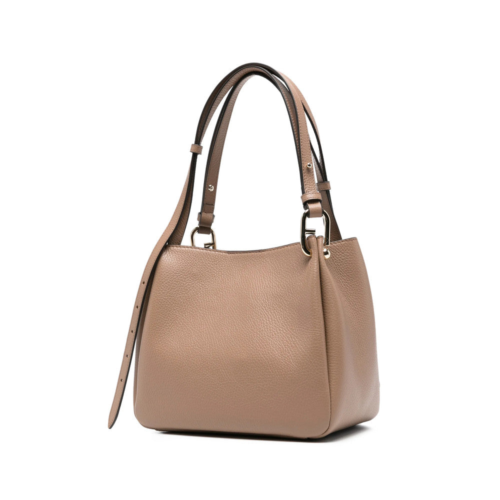 Brown Logo Large Shoulder Bag 2