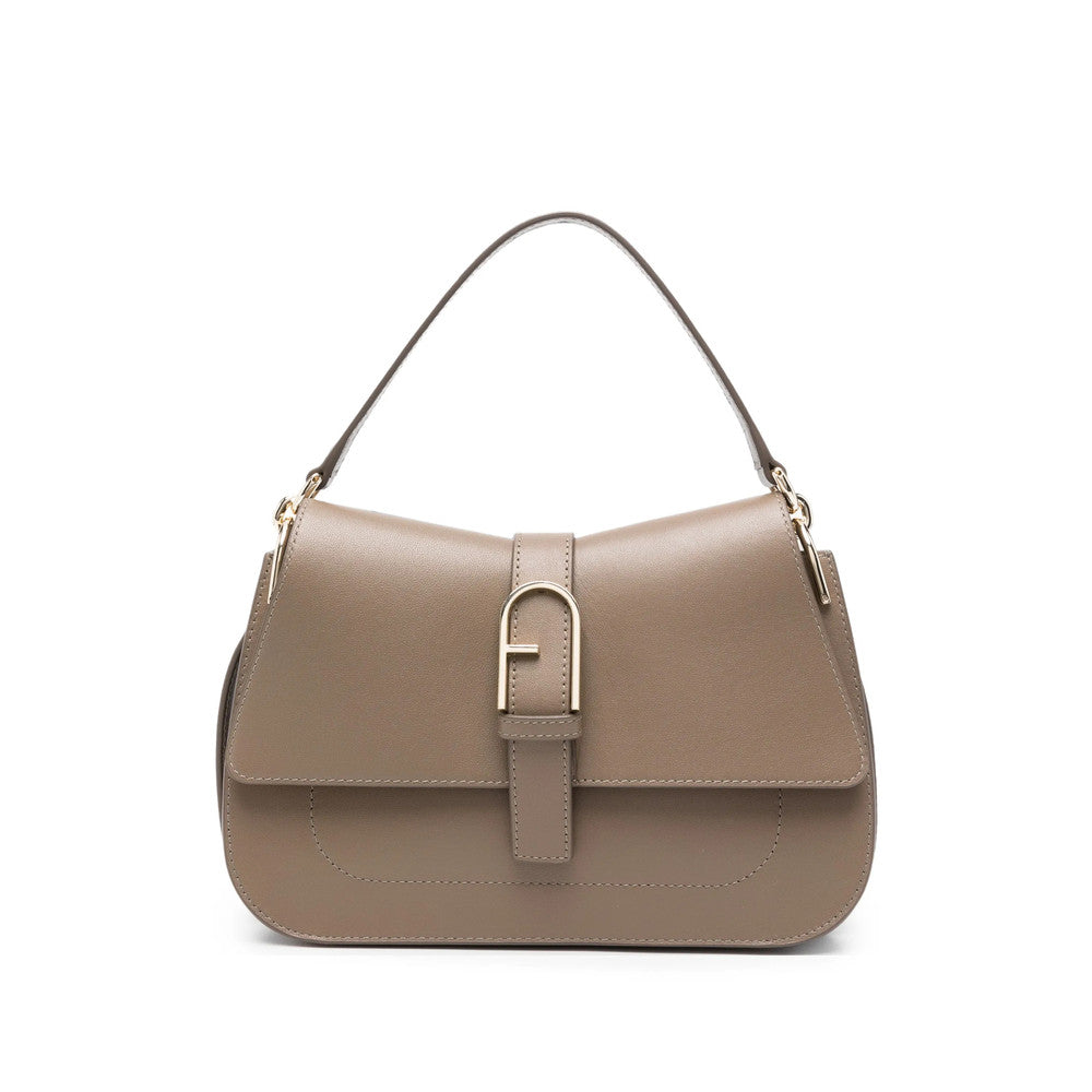 Beige Flow Medium Satchel 1