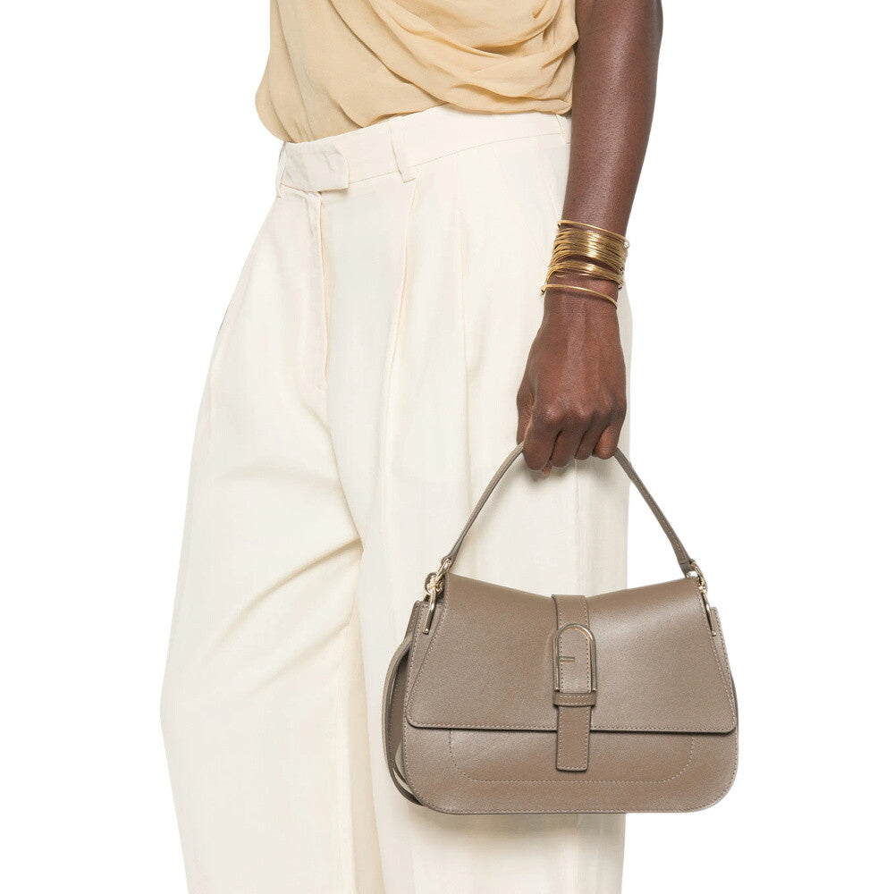 Beige Flow Medium Satchel 5