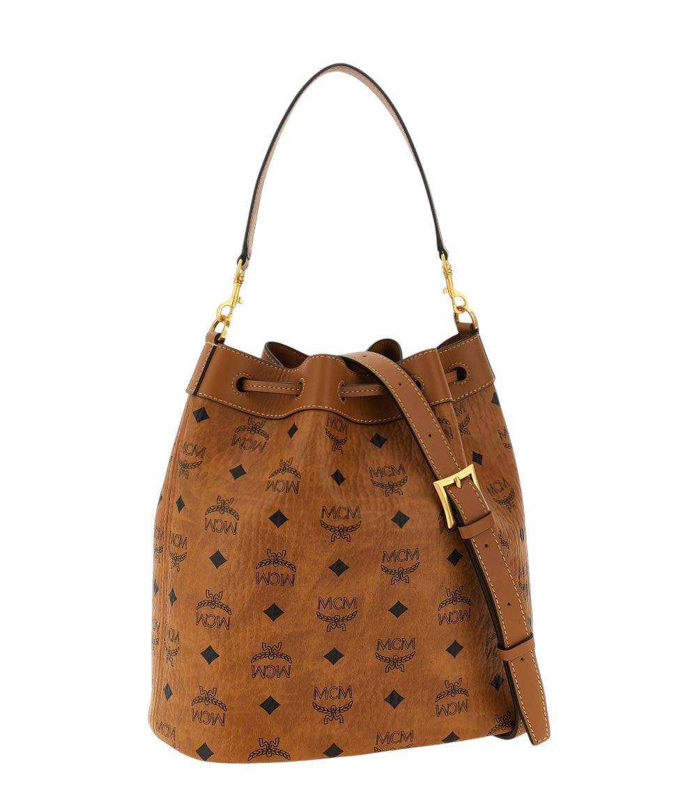 Cognac Dessau Medium Bucket Bag 2