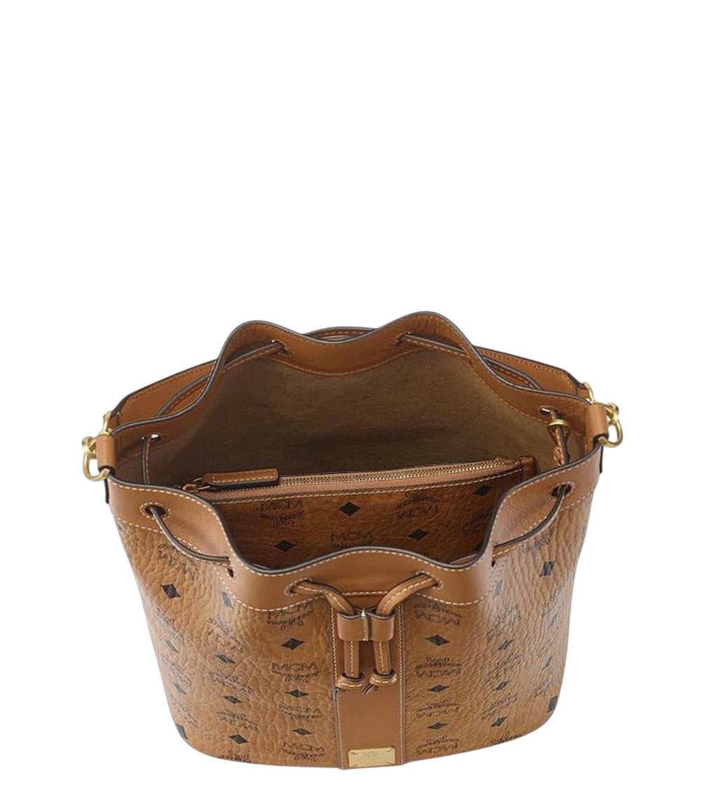Cognac Dessau Medium Bucket Bag 4