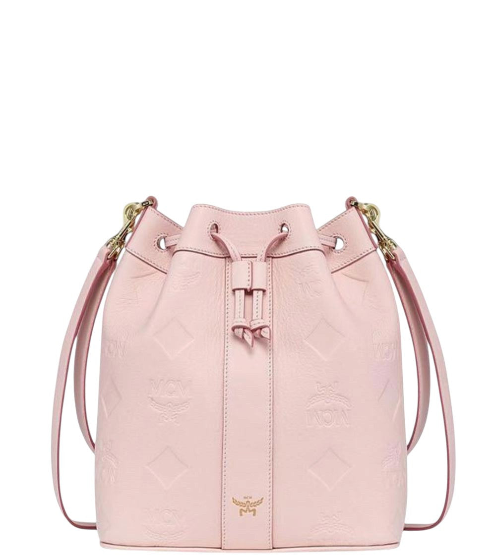 Pink Dessau Medium Bucket Bag 1