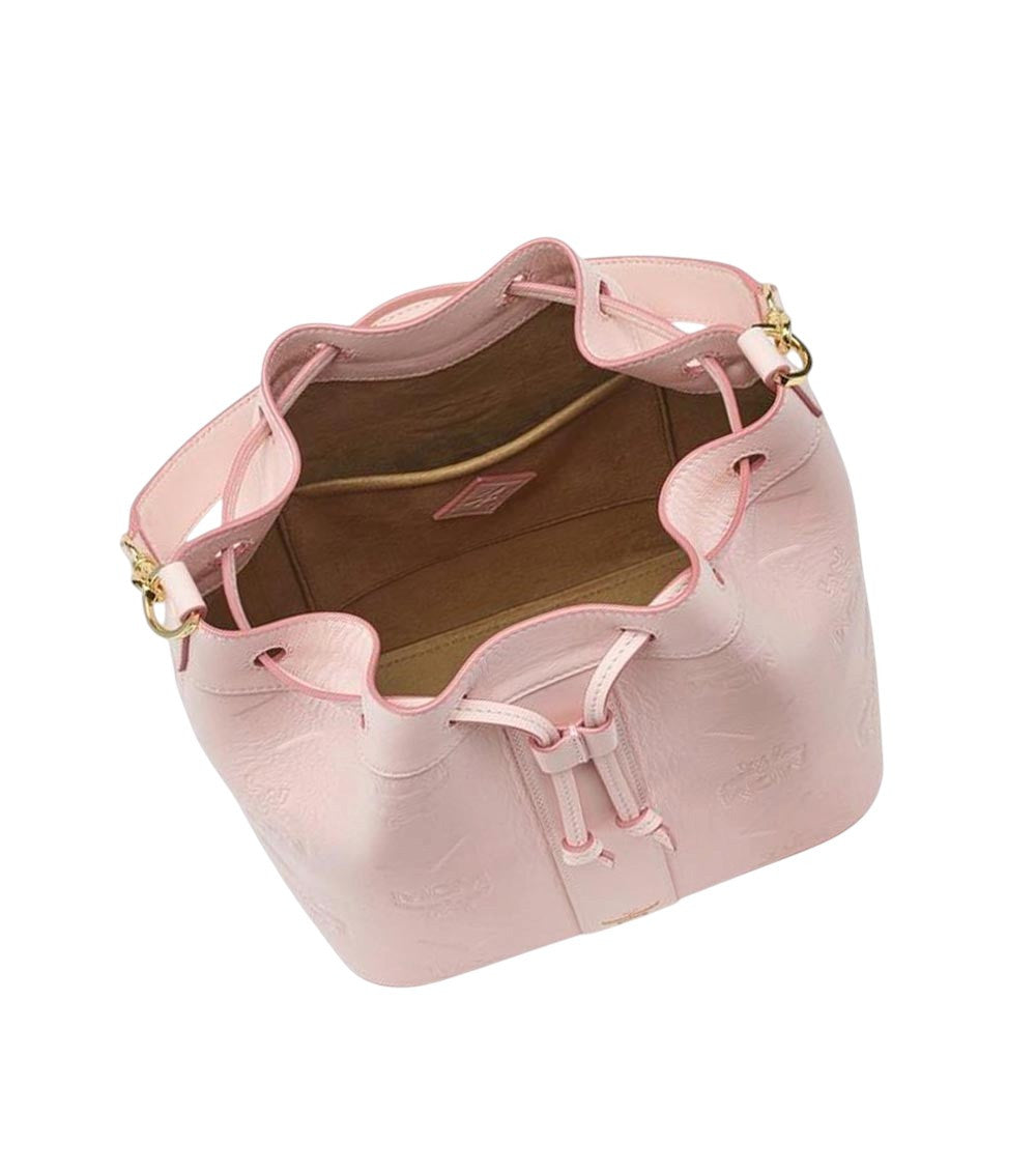 Pink Dessau Medium Bucket Bag 3