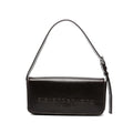 Brown Punch Flap Medium Shoulder Bag 1