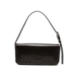 Brown Punch Flap Medium Shoulder Bag 1