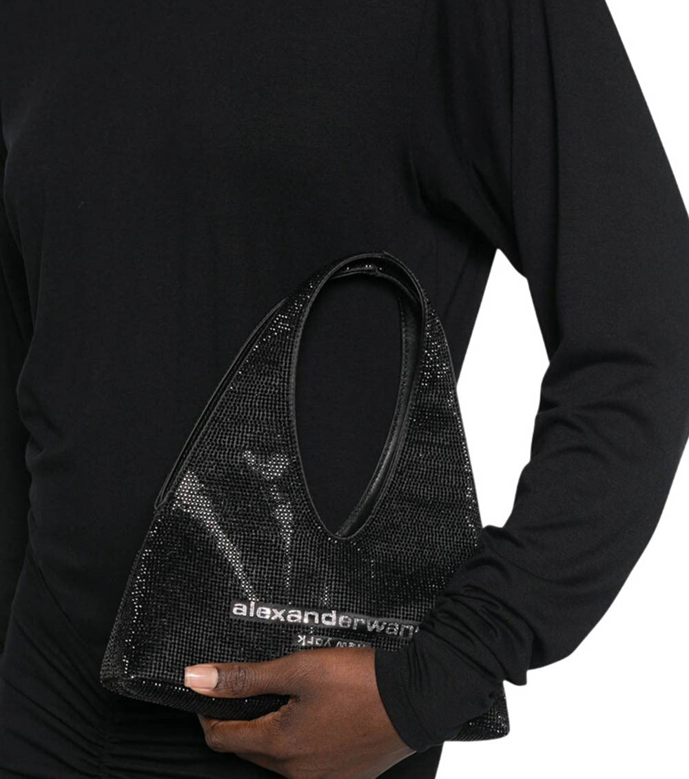 Black Pike Crystal Mini Hobo 5