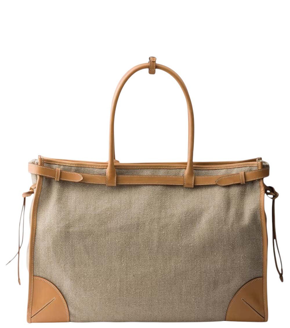 Natural Bonnie Large Tote 2