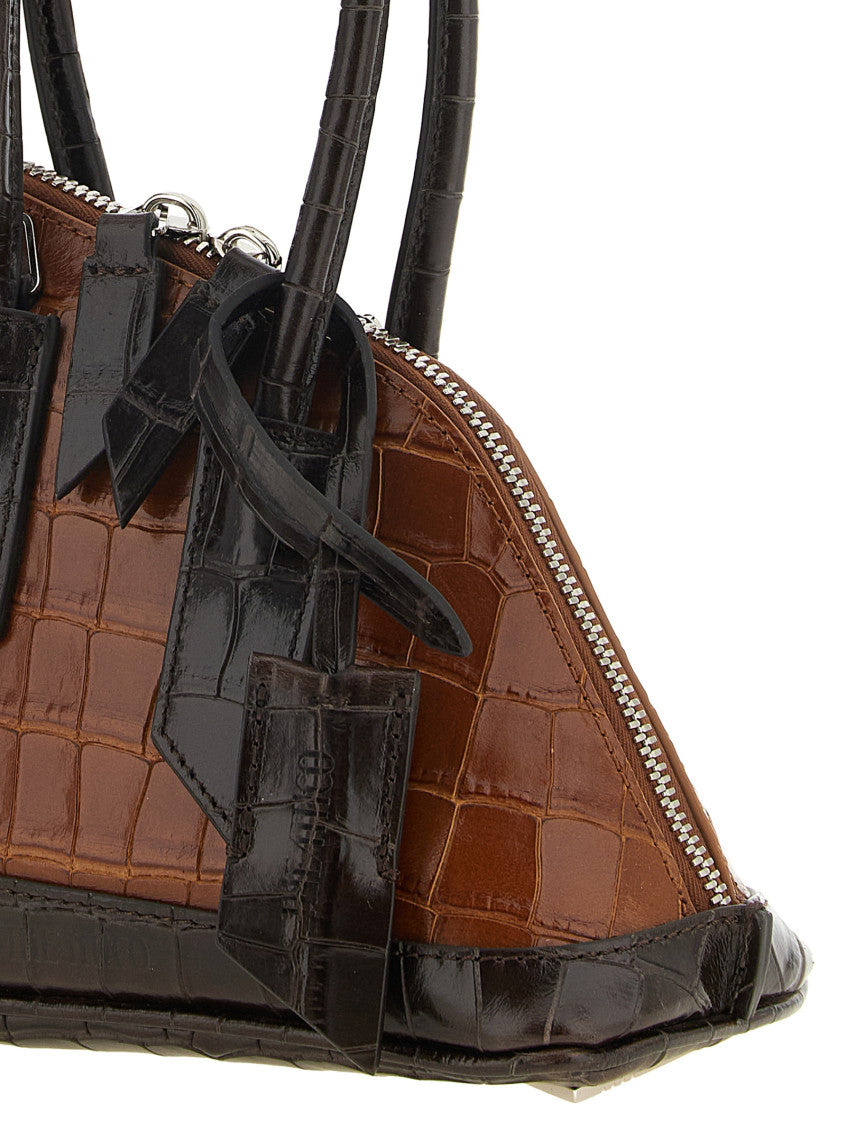 Brown Sant Ambroeus Mini Satchel 4