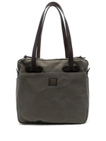 Olive rugged twill tote 1