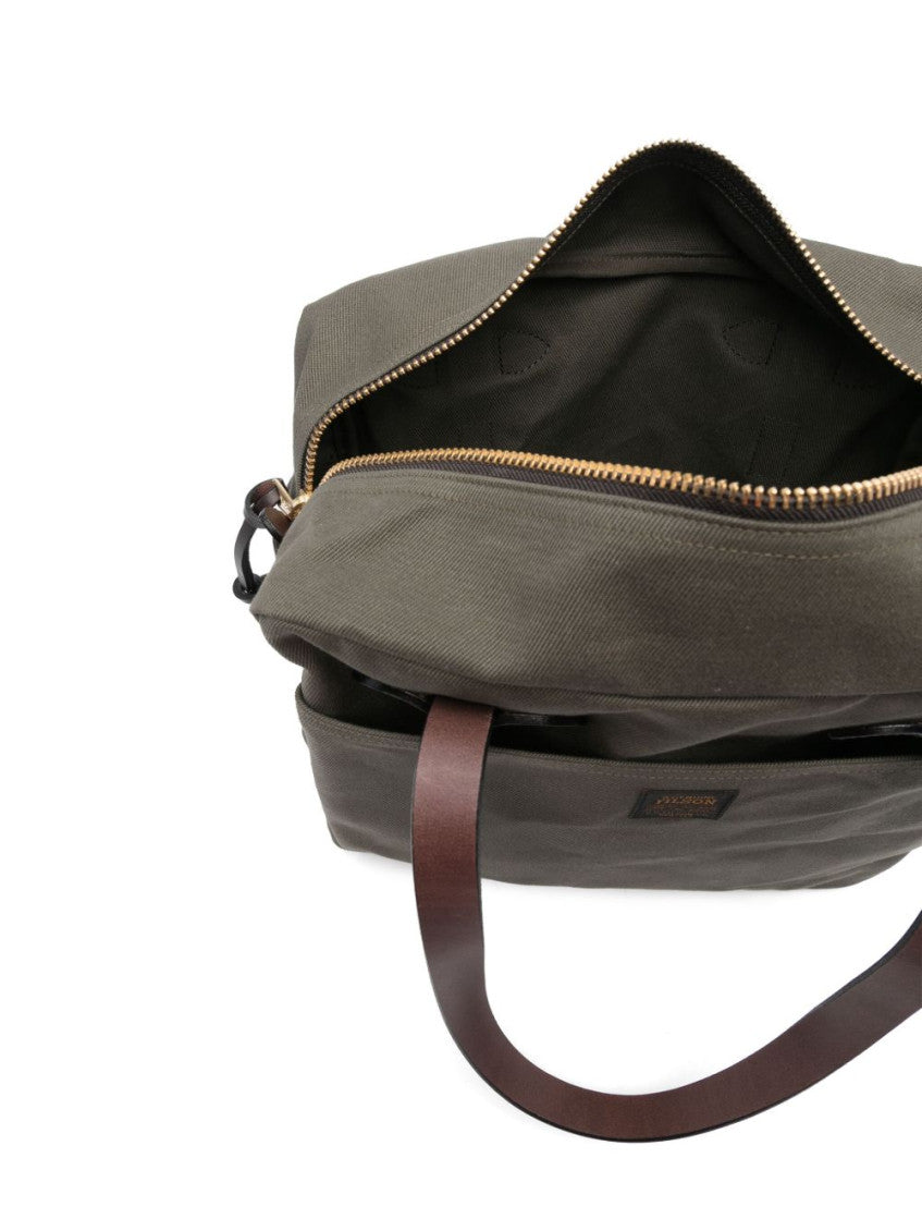 Olive rugged twill tote 3