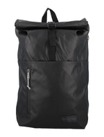 Black buckle-fastening backpack 1