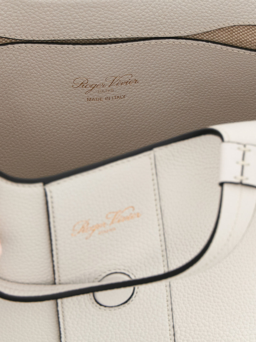 White Belle Vivier Mini Tote 4