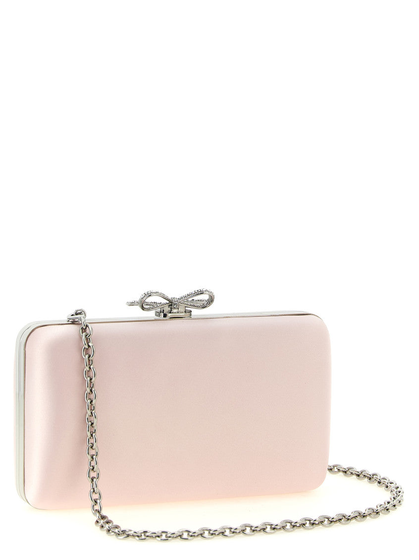 Light Pink Satin Mini Clutch 2