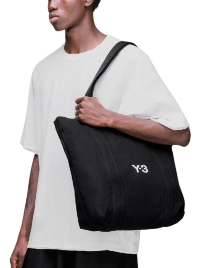 Black Logo Large Tote 4