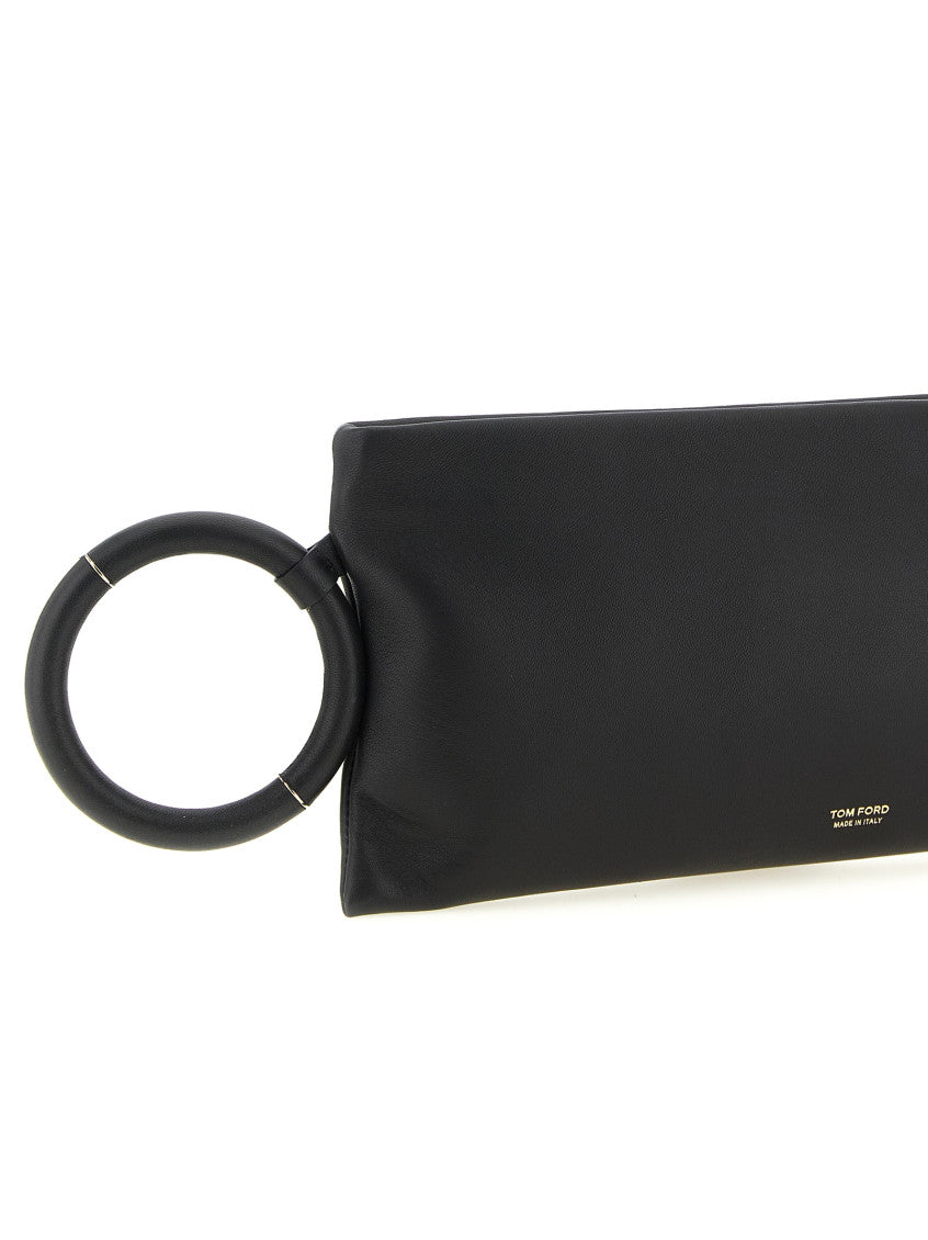 Black Logo Bangle Clutch 3