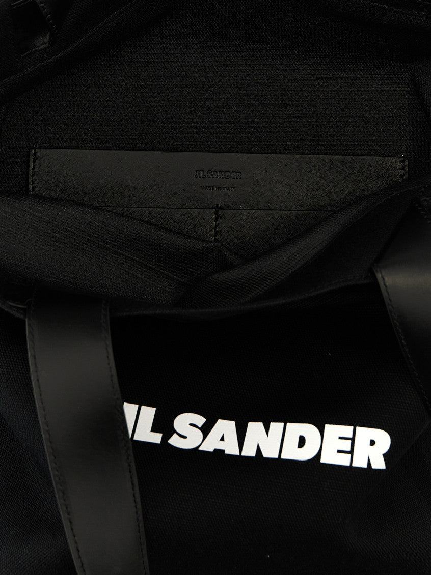 Black Logo Large Tote 4
