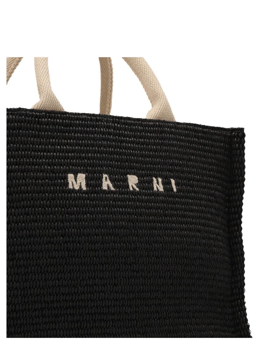 Black Logo Small Tote 3