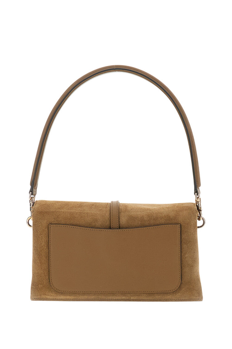 Brown T Timeless Medium Shoulder Bag 3