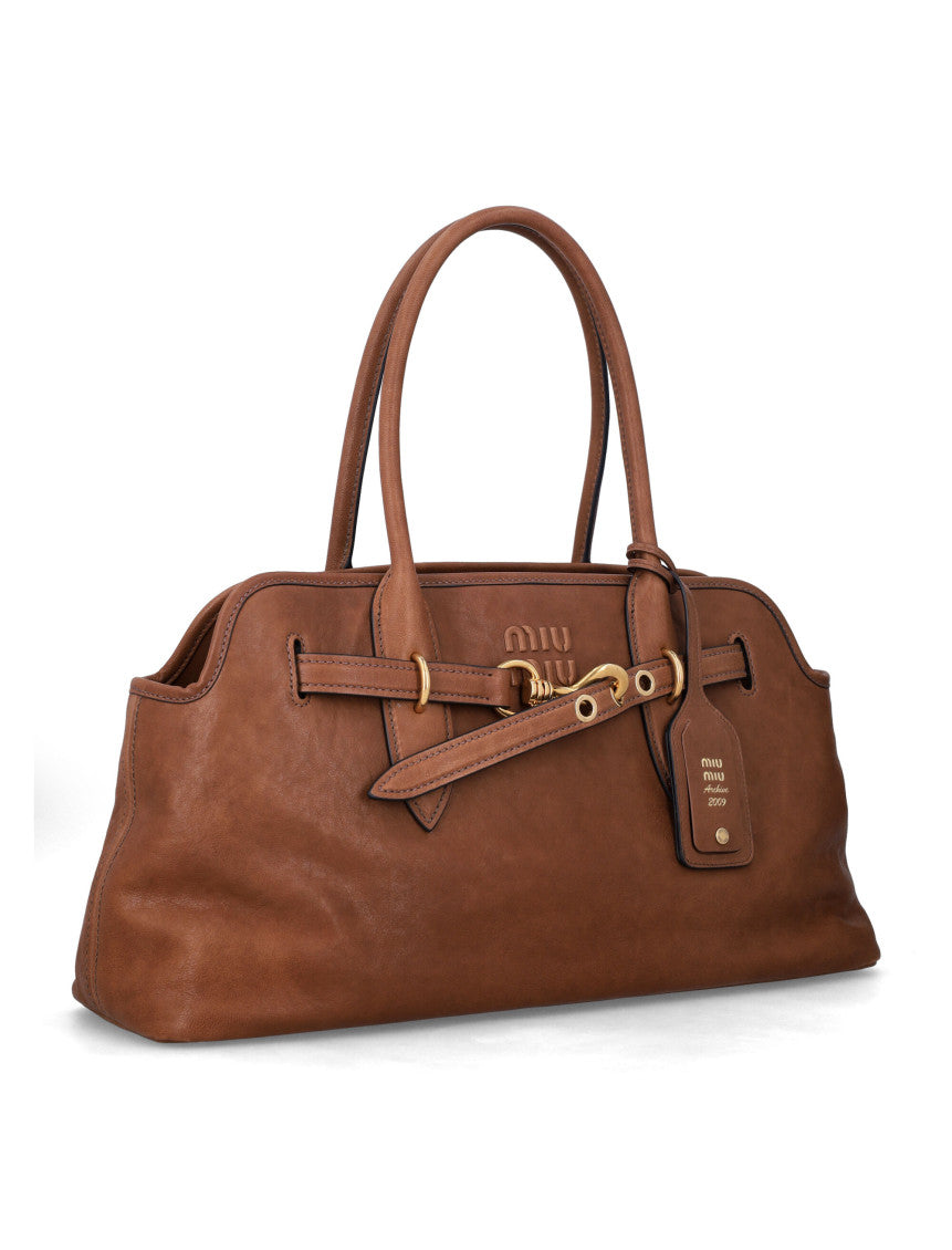 Brown Aventure Large Shoulder Bag 2