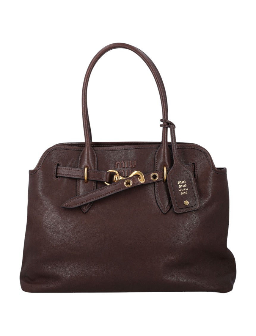 Brown Aventure Large Tote 1