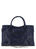 Blue Le City Top Zip Medium Tote 1