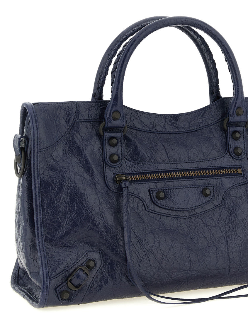 Blue Le City Top Zip Medium Tote 3