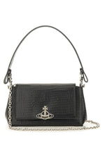 Black Hazel Medium Shoulder Bag 1