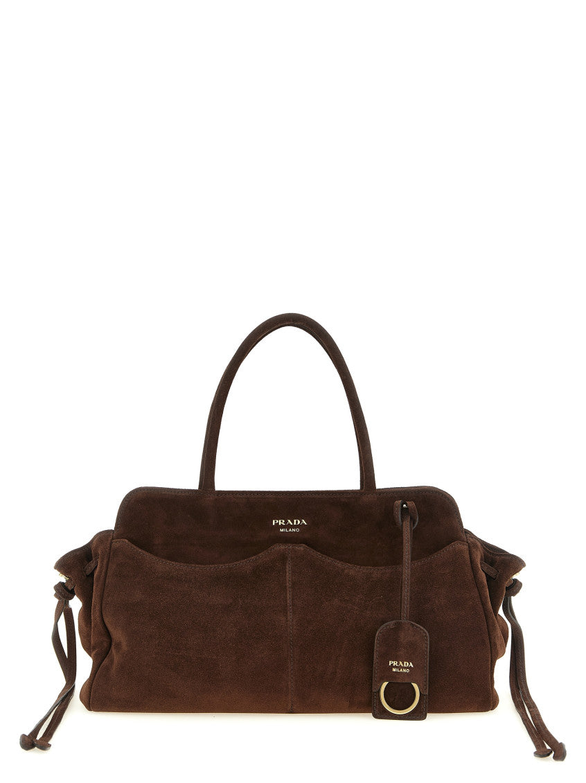 Dark Brown Carry Large Shoulder Bag 1