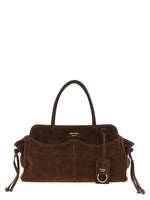 Dark Brown Carry Large Shoulder Bag 1