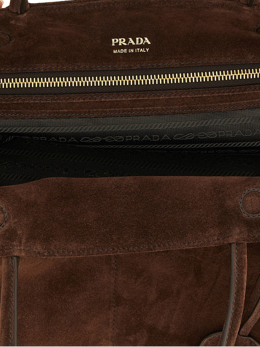 Dark Brown Carry Large Shoulder Bag 4