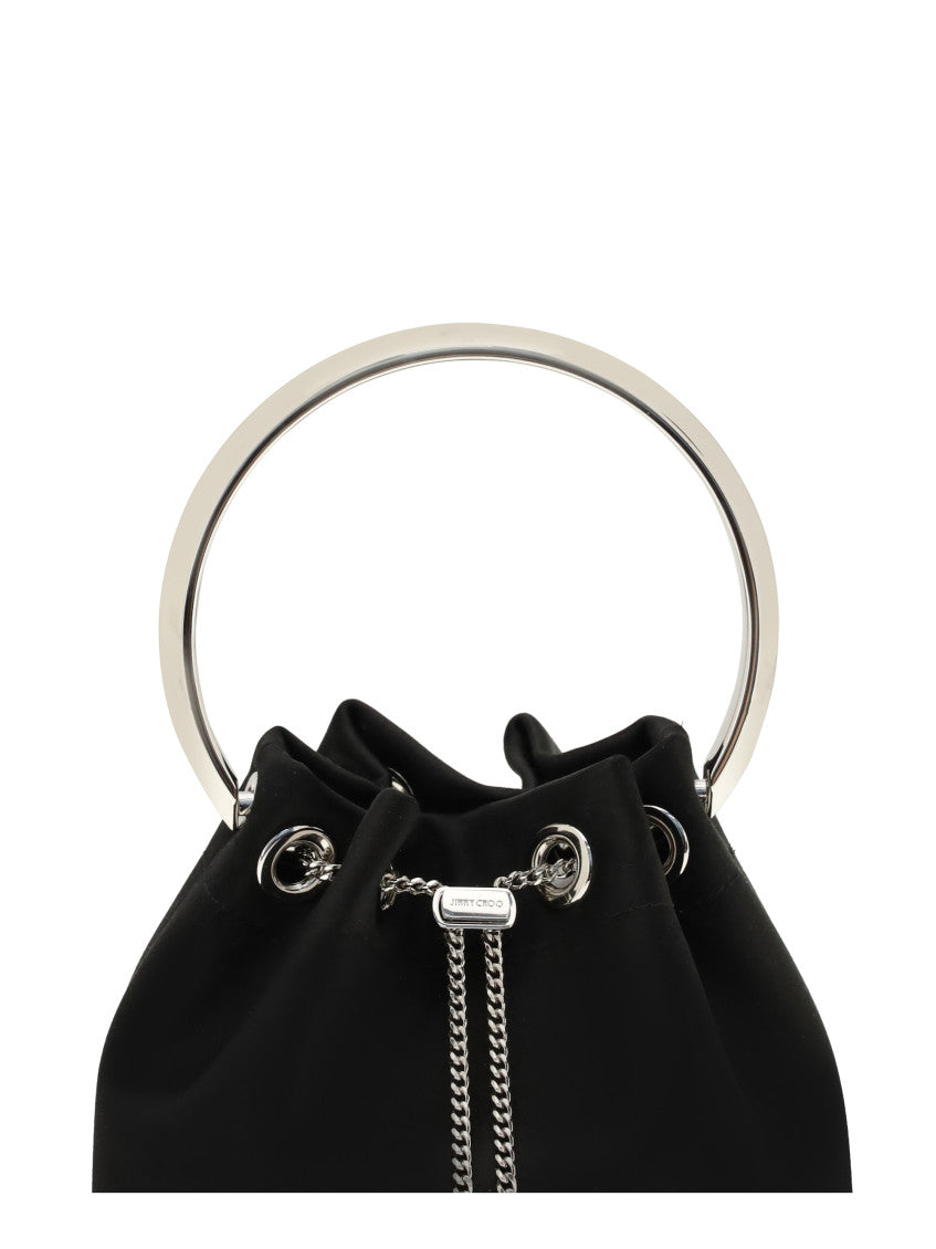 Black Bon Bon Micro Bucket Bag 4