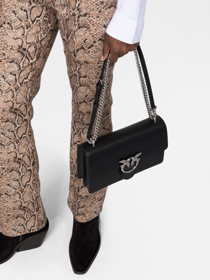 Black Classic Love Icon Crossbody Bag 5