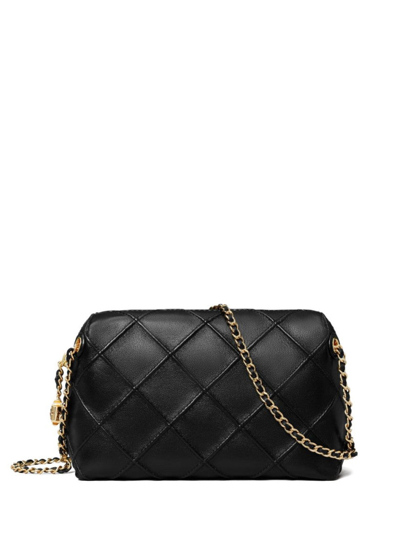 Black 'Fleming' Soft Crossbody Bag 1