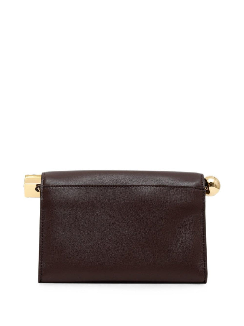 Brown Rond Carre Clutch 2