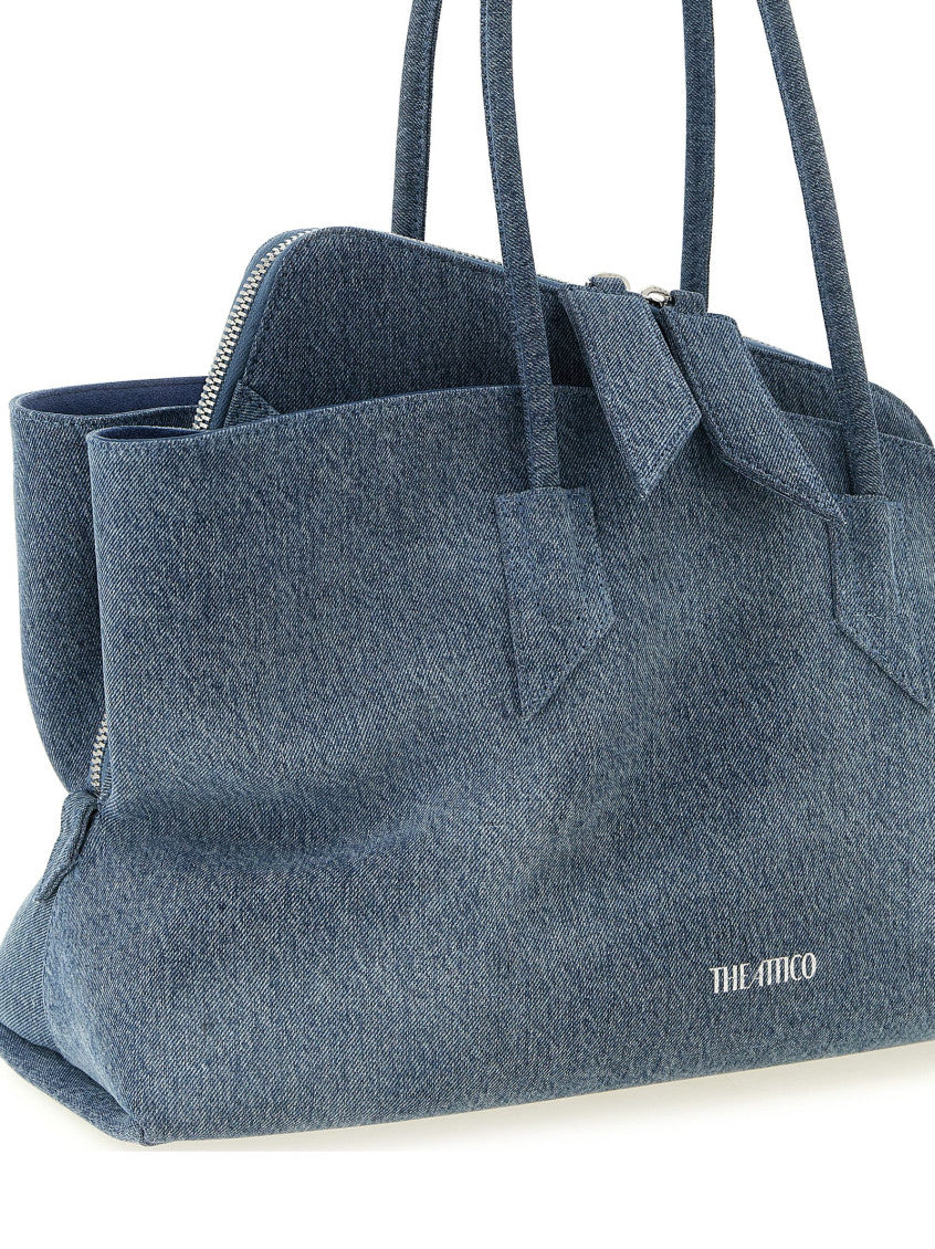 Blue La Passeggiata Medium Shoulder Bag 3