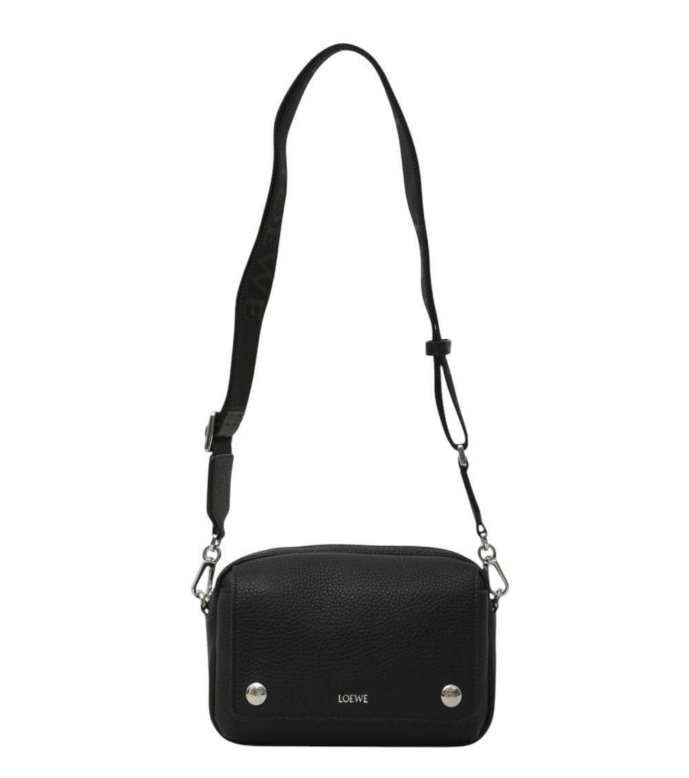 Black Logo Small Messenger Bag 1