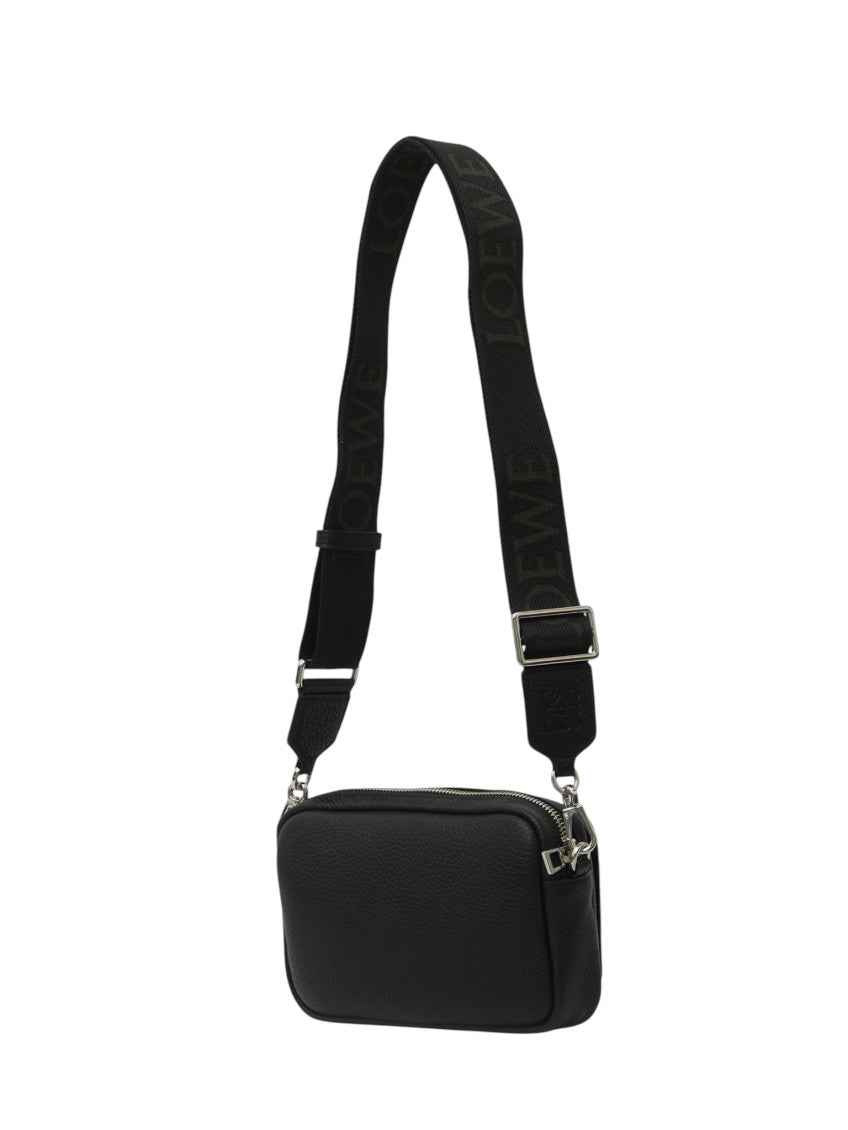 Black Logo Small Messenger Bag 2
