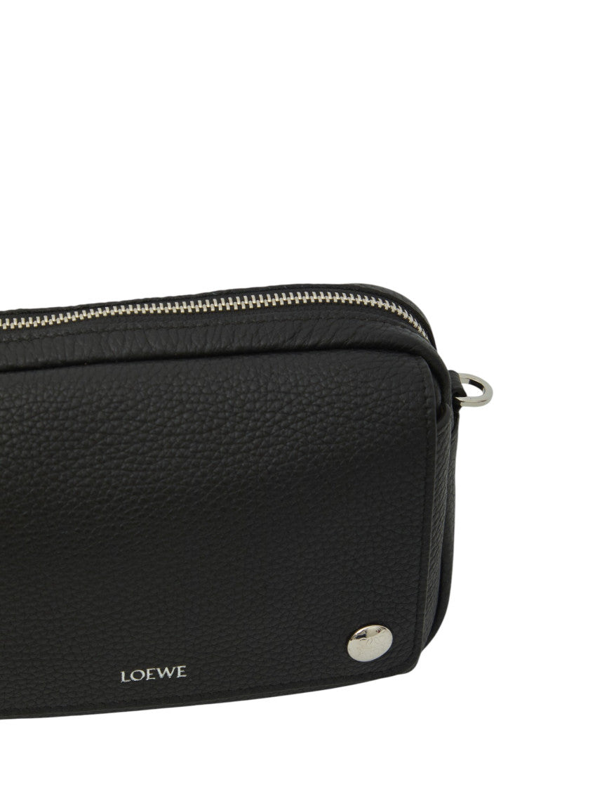 Black Logo Small Messenger Bag 3
