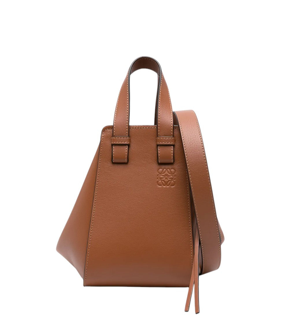 Brown Compact Hammock Mini Satchel 1