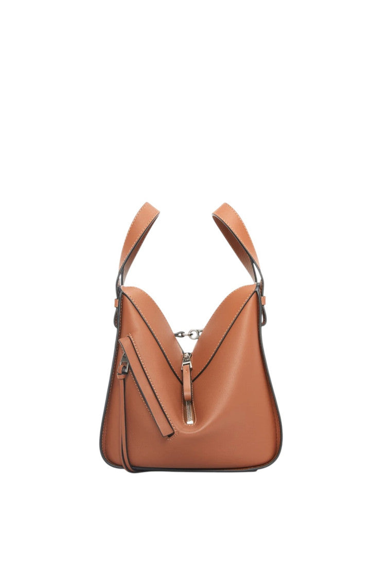 Brown Compact Hammock Mini Satchel 4
