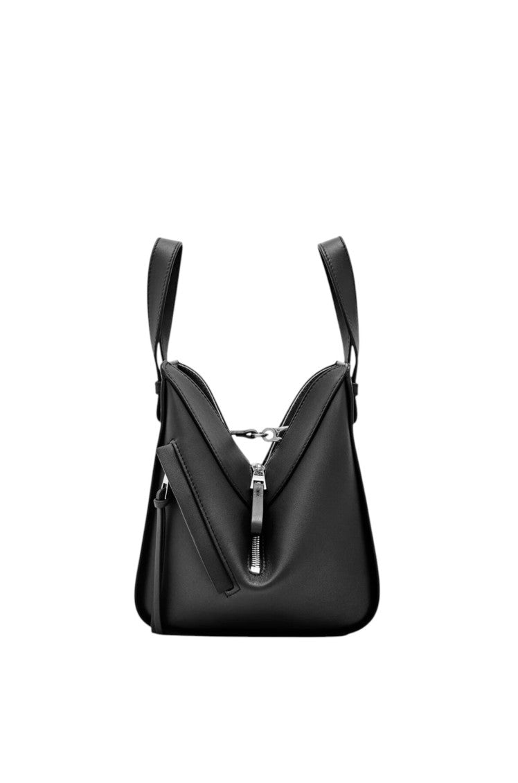 Black Compact Hammock Mini Satchel 4