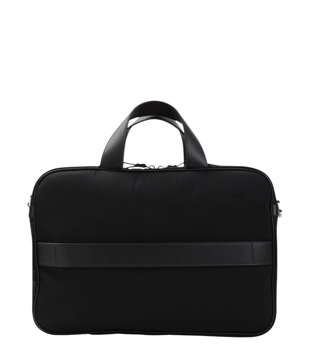 Black Logo Large Briefcase Bag 2