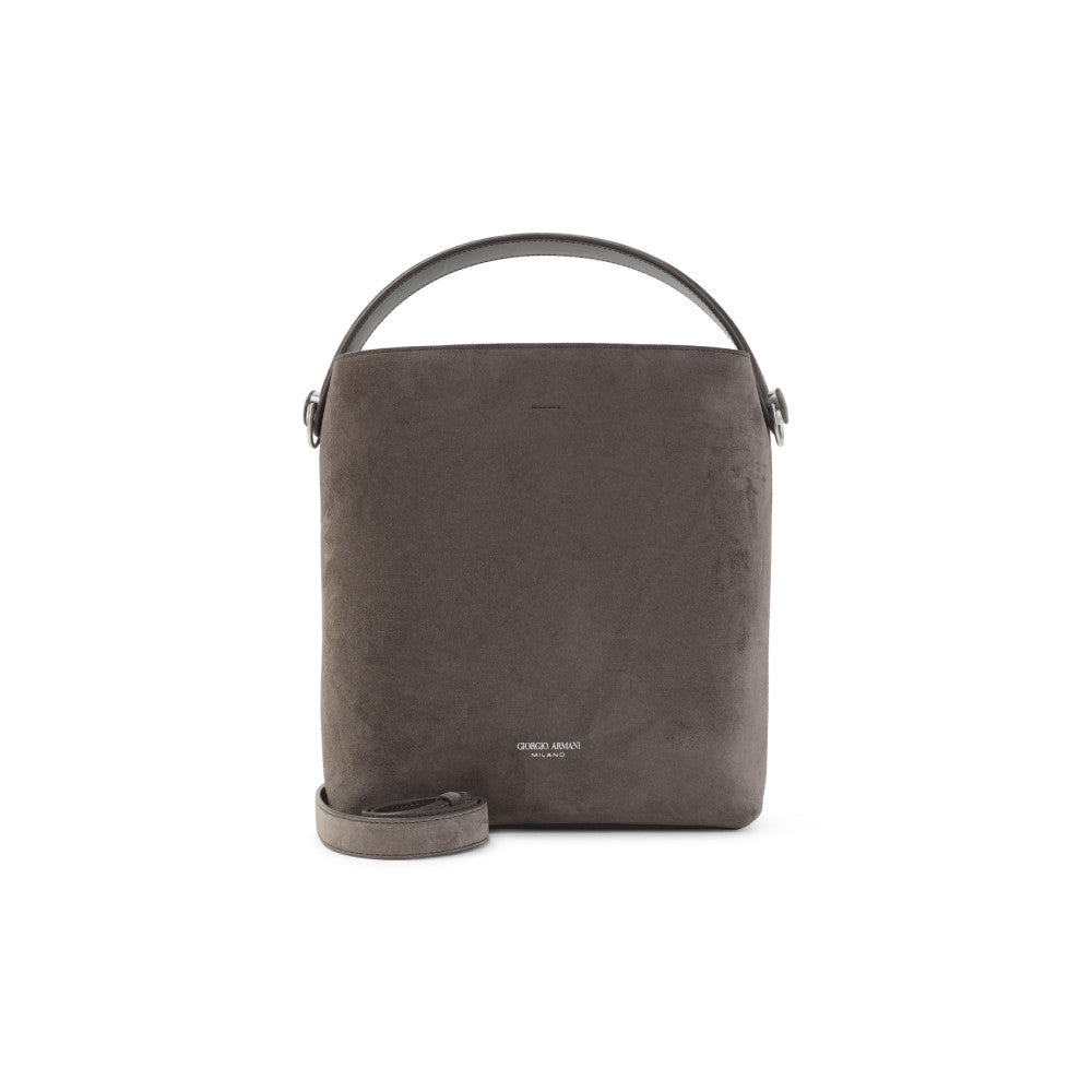 Brown Logo Medium Shoulder Bag 1
