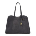 Grey Logo Large Shoulder Bag 1