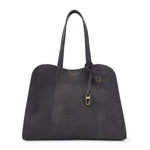 Grey Logo Large Shoulder Bag 1