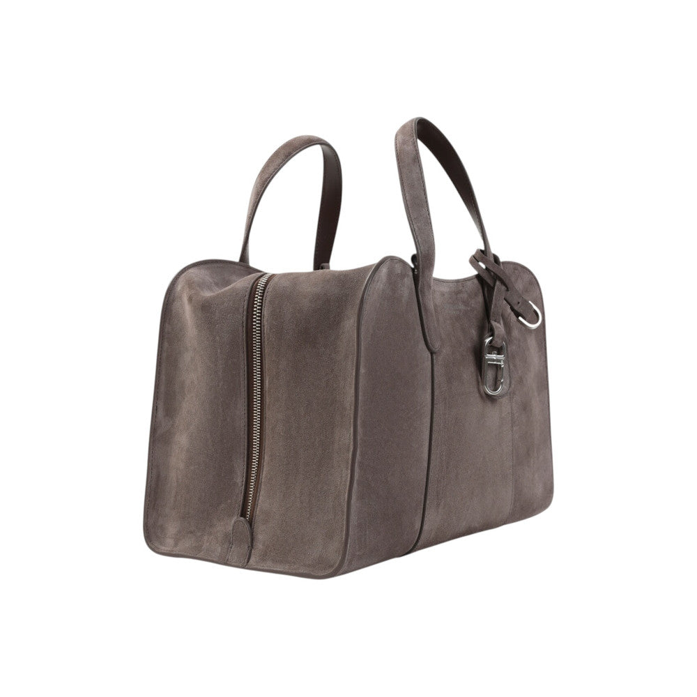 Brown Logo Medium Satchel 3